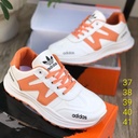 Orange and White