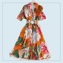 Plus Sizer floral Jumpsuits