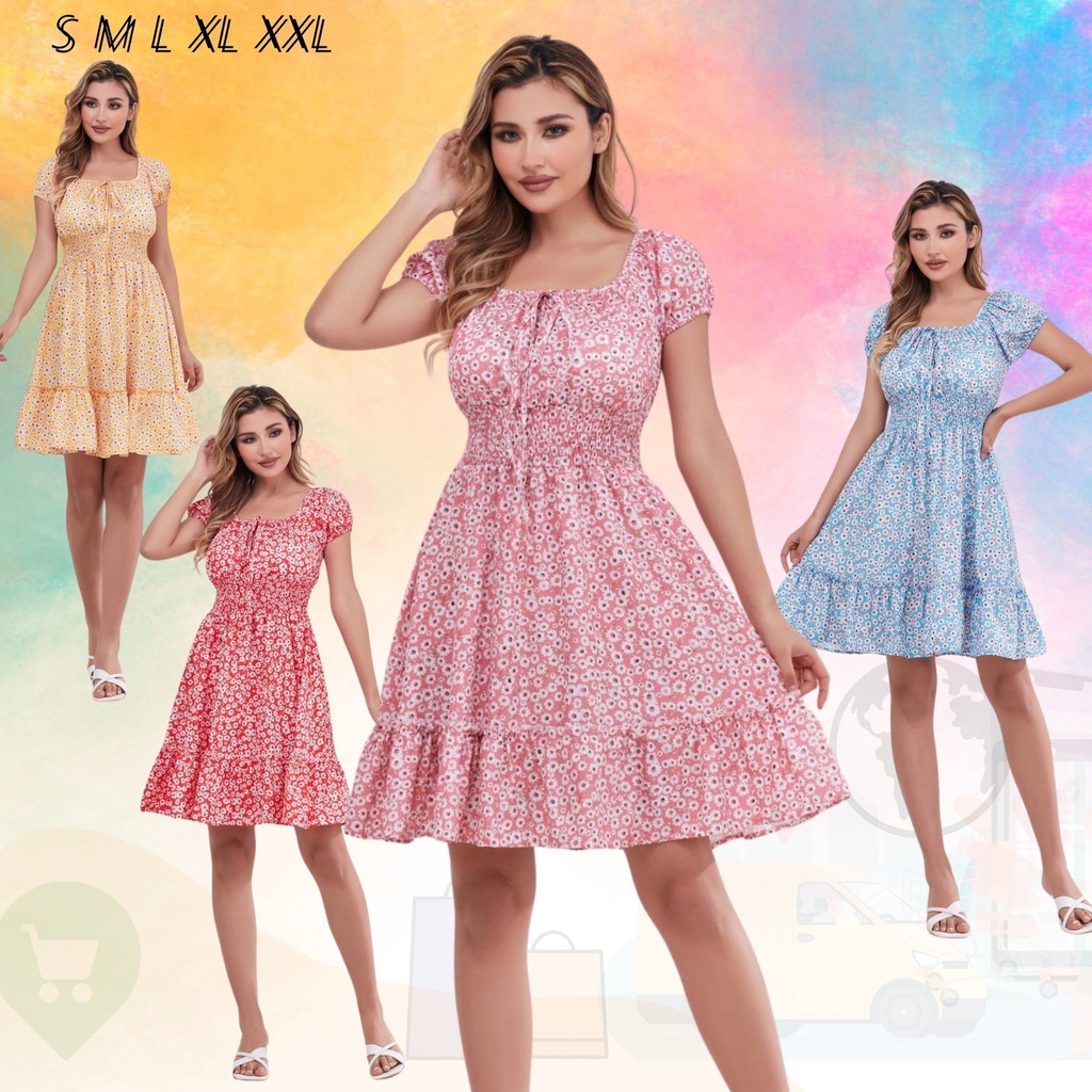 Floral Party Dress 