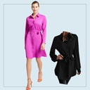 Casual Plus Size Dress with Waistbelt