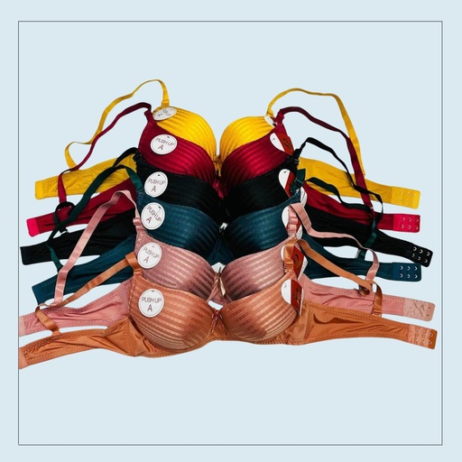 Wired Bra with Fabrical Texture
