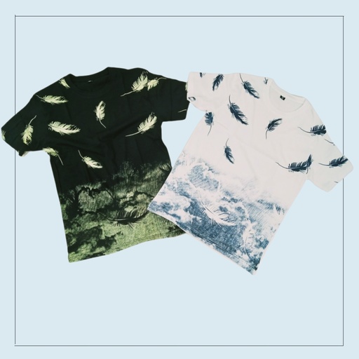 Feather designed T-Shirts