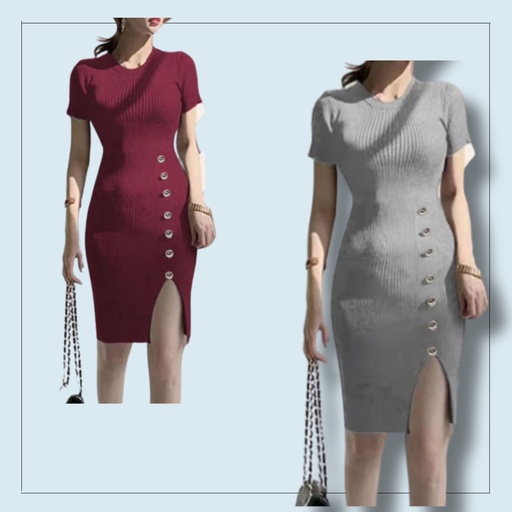 Splitted Party Dress 