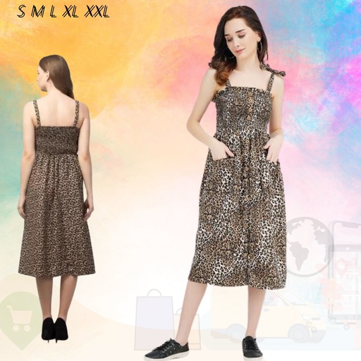 Tiger Printed Dress